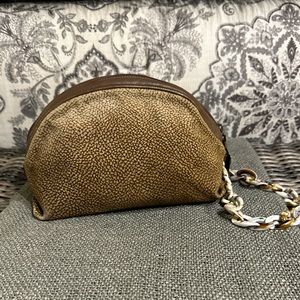 Brown Textured Vintage Women's borbonese Bag